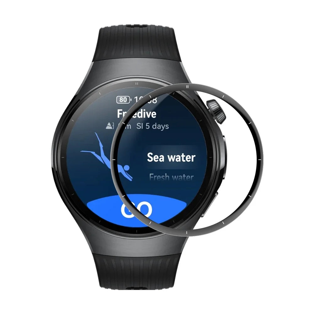 ENKAY HAT PRINCE For Huawei Watch 5 46mm Screen Protector   3D Curved PC + PMMA Ultra Clear Film - Transparent - 1