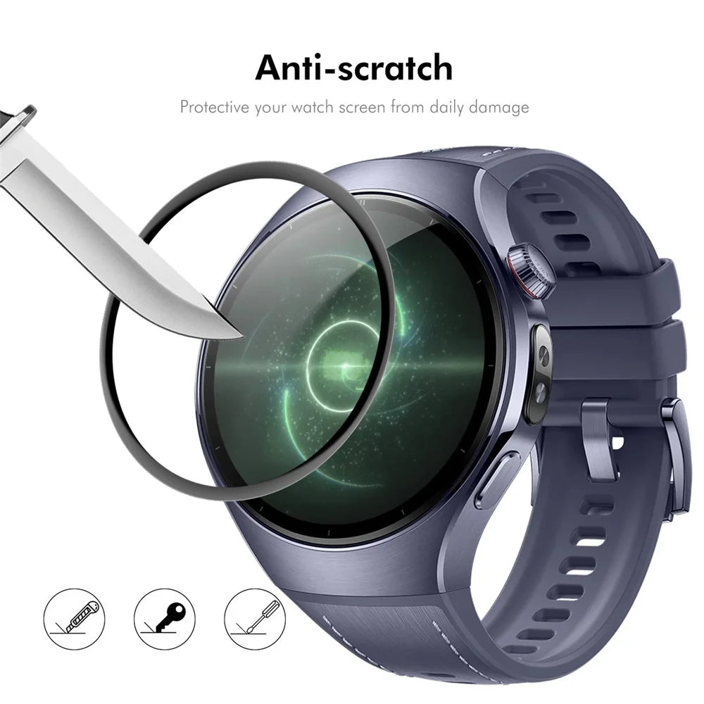 ENKAY HAT PRINCE For Huawei Watch 5 42mm Screen Protector   3D Curved PC + PMMA Ultra Clear Film - Transparent - 5