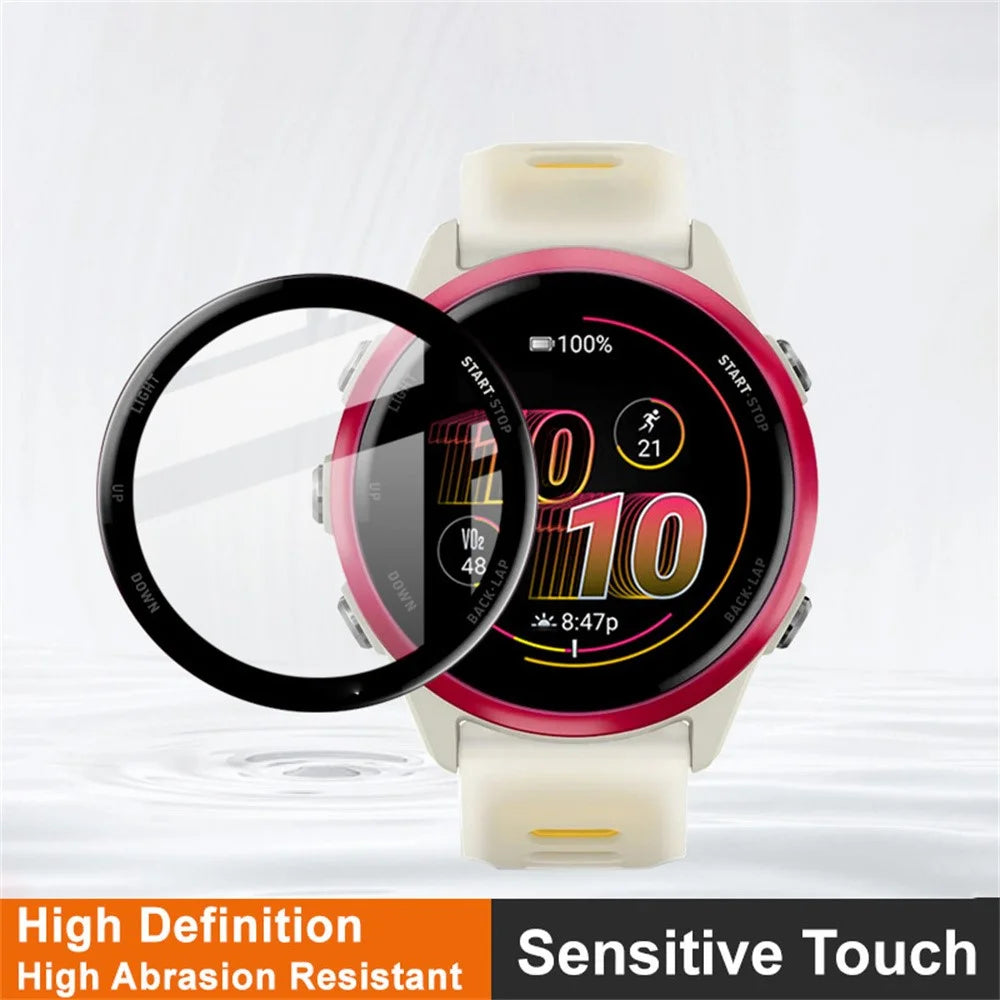IMAK For Garmin Forerunner 570 42mm Screen Protector Anti Scratch PMMA Watch Film - 3