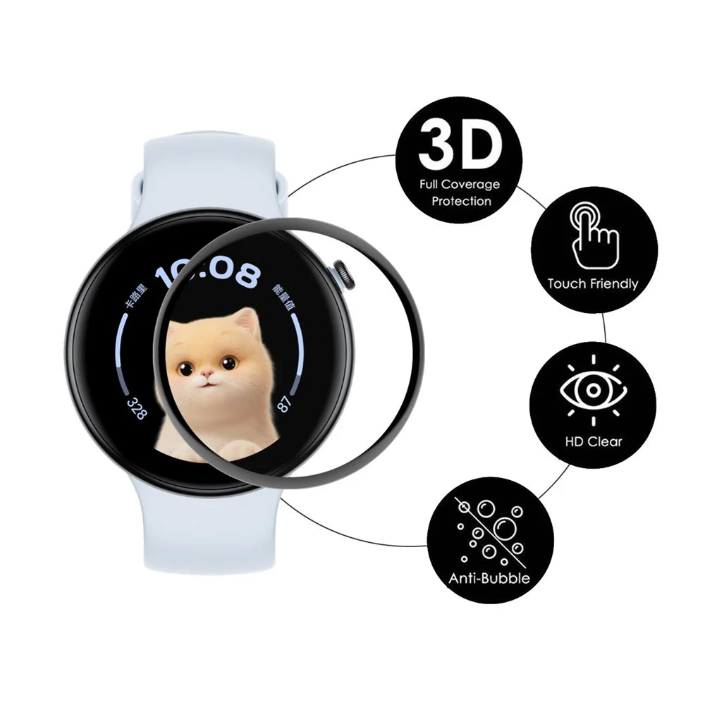 ENKAY HAT PRINCE For Honor Watch Fit Vitality Edition Screen Protector   3D Curved PC + PMMA Ultra Clear Film - Transparent - 2