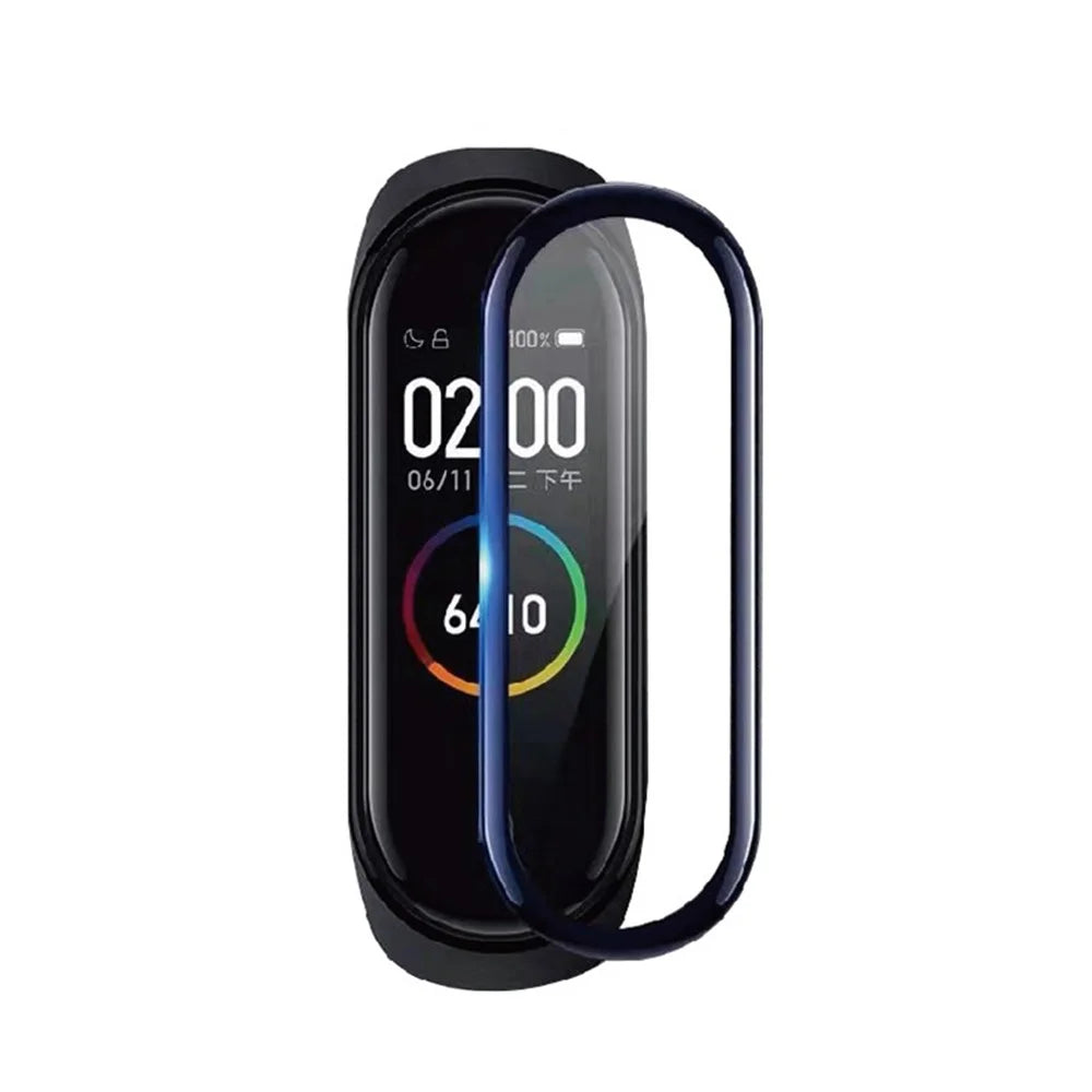 3D Hot Bending PMMA Film HD Clear Screen Shield Protector for Xiaomi Mi Band 6 - 1