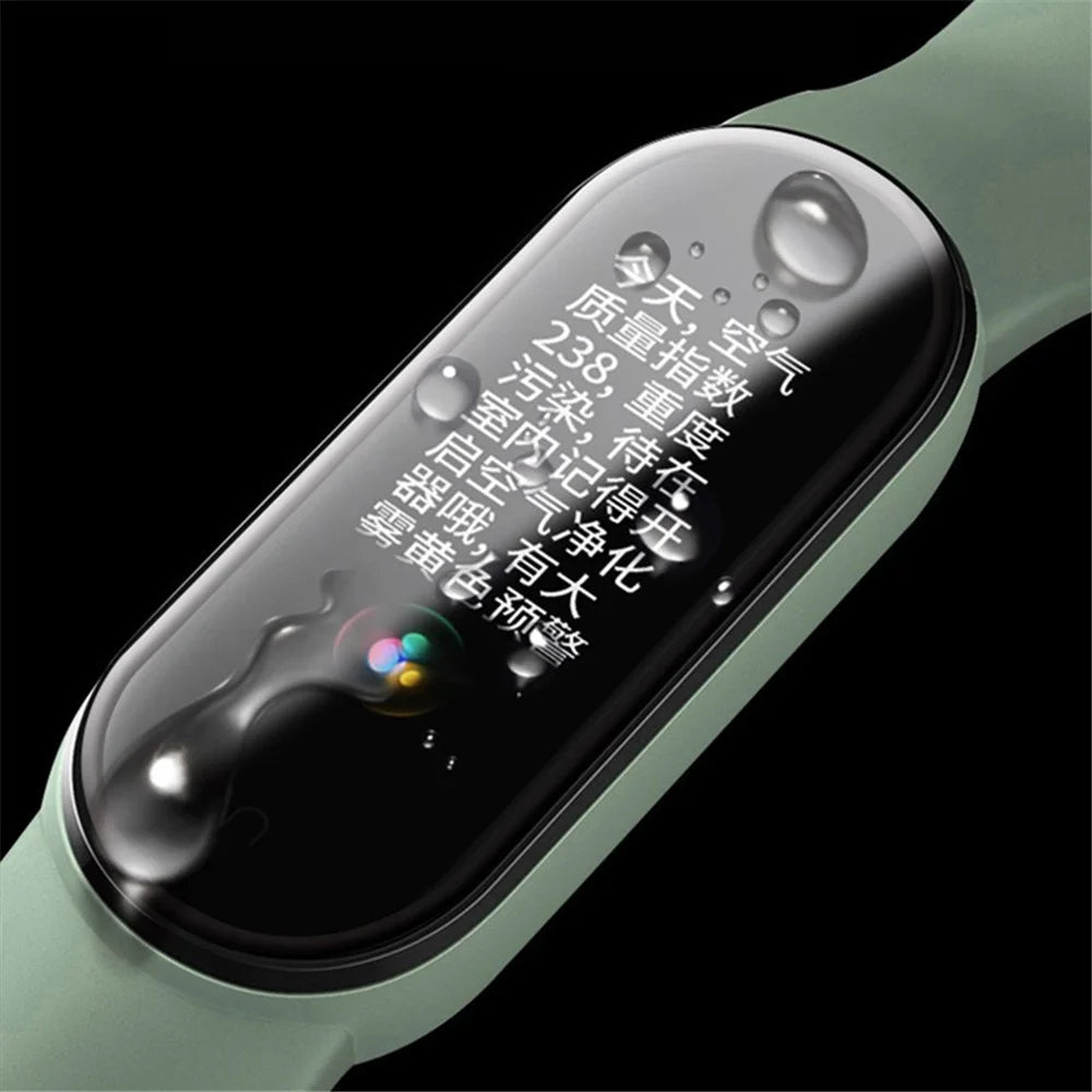 3D Hot Bending PMMA Film HD Clear Screen Shield Protector for Xiaomi Mi Band 6 - 4