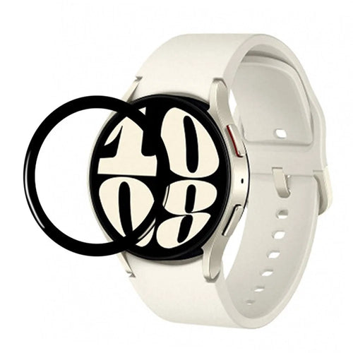 For Samsung Galaxy Watch8 40mm Full Screen Protector Black Edge Soft PMMA Smartwatch Screen Film - 1