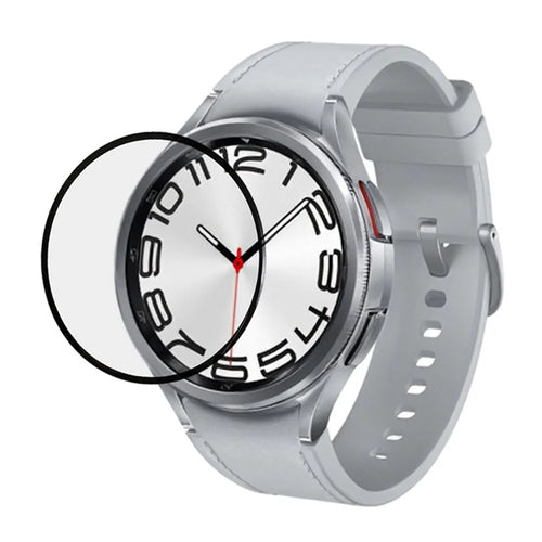 For Samsung Galaxy Watch8 Classic 46mm Full Screen Protector Black Edge Soft PMMA Smartwatch Screen Film - 1