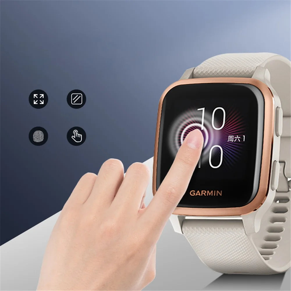 3D Hot Bending HD Clear PMMA Film Screen Protectors for Garmin Venu Sq Smart Watch - 4
