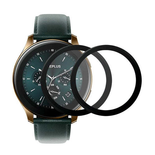 ENKAY HAT PRINCE 2Pcs Full Coverage 3D Curved Soft PC Edge + PMMA Screen Protector Films for OnePlus Watch 2021 - 1