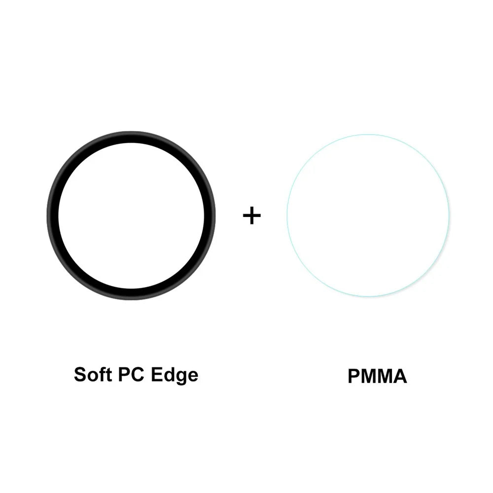 ENKAY HAT PRINCE 2Pcs Full Coverage 3D Curved Soft PC Edge + PMMA Screen Protector Films for OnePlus Watch 2021 - 3