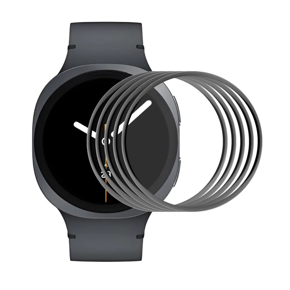 ENKAY HAT PRINCE For Samsung Galaxy Watch8 44mm 5Pcs Screen Protector   3D Curved PC + PMMA Ultra Clear Film - Transparent - 1