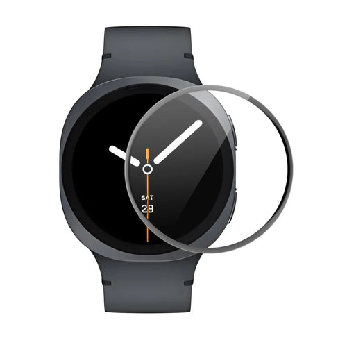 ENKAY HAT PRINCE For Samsung Galaxy Watch8 44mm Screen Protector   3D Curved PC + PMMA Ultra Clear Film - Transparent - 1