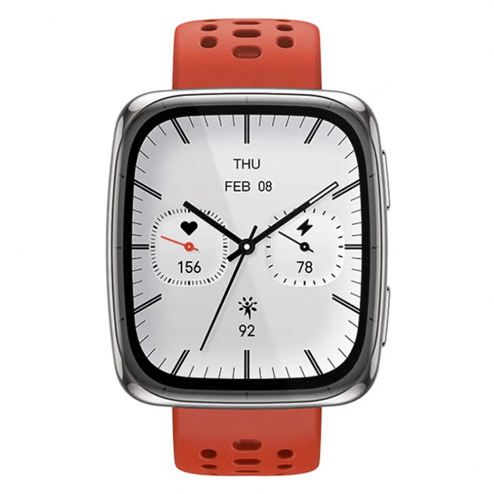 RURIHAI For Huami Amazfit Active 2 Square PMMA Screen Protector 3D Full Glue Watch Screen Film - 3