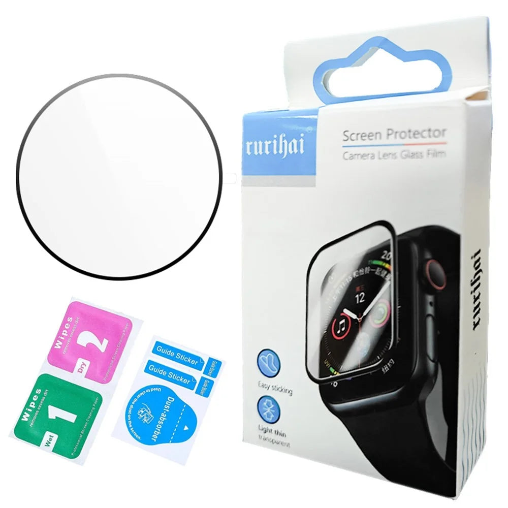 RURIHAI For Samsung Galaxy Watch8 44mm PMMA Screen Protector 3D Full Glue Watch Screen Film - 5