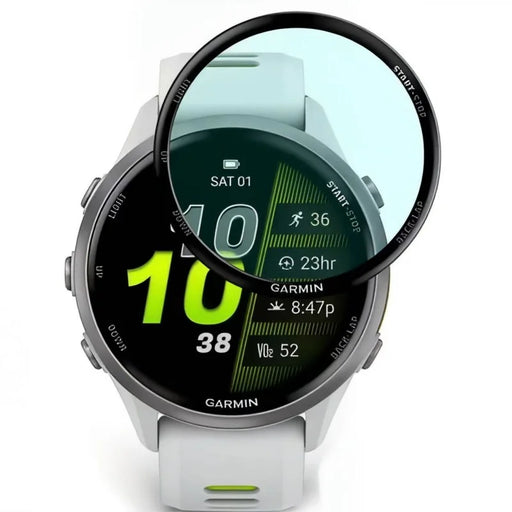 WANLONFENG For Garmin Forerunner 570 47mm Screen Protector  3D Curved Edge HD PMMA Soft Film - Transparent - 1