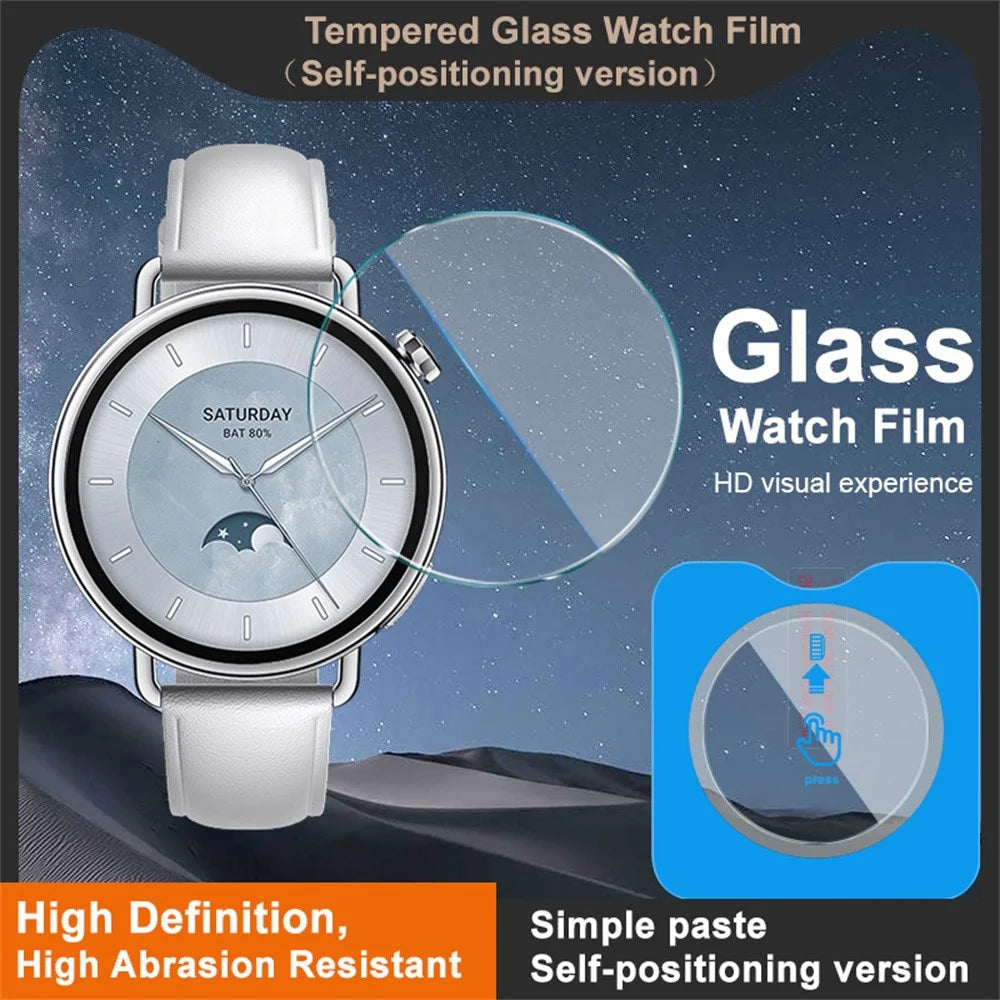 IMAK For Xiaomi Watch S4 41mm Tempered Glass Screen Protector with Installation Tool - 4