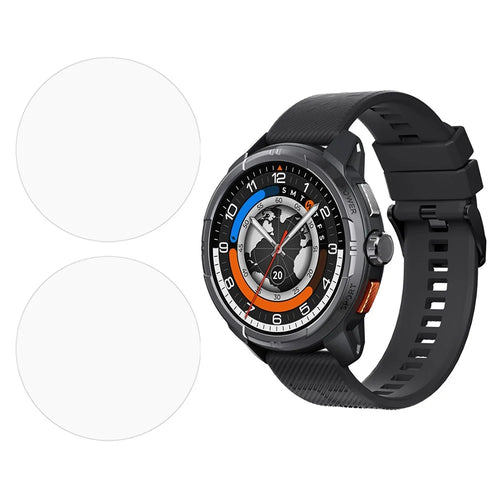 2Pcs For Haylou Solar Ultra Screen Protector Tempered Glass 2.5D HD Watch Screen Film - 1