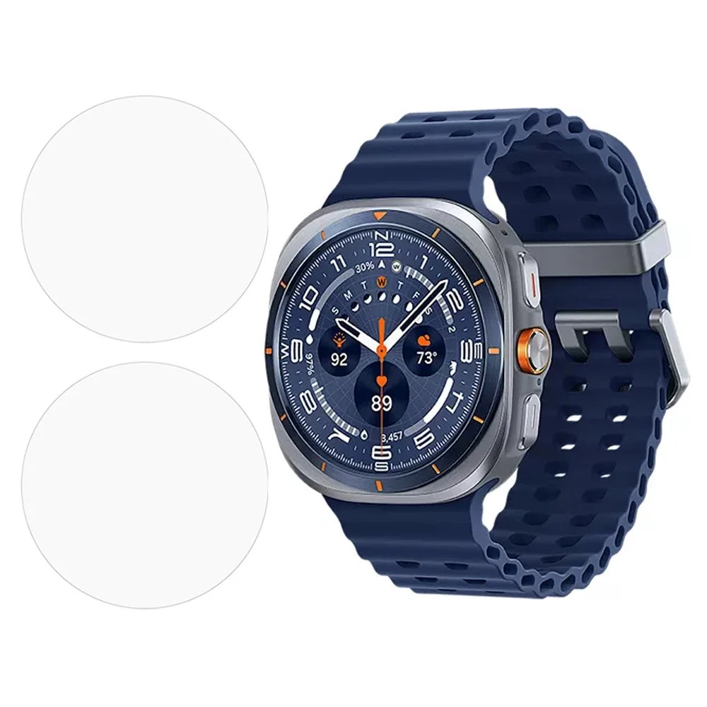 2Pcs For Samsung Galaxy Watch Ultra (2025) 47mm LTE / Ultra 47mm Screen Protector Tempered Glass 2.5D HD Watch Screen Film - 1