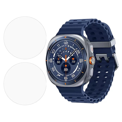 2Pcs For Samsung Galaxy Watch Ultra (2025) 47mm LTE / Ultra 47mm Screen Protector Tempered Glass 2.5D HD Watch Screen Film - 1