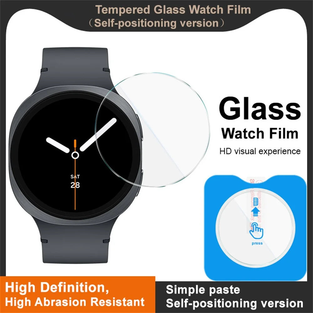 IMAK For Samsung Galaxy Watch9 44mm / Watch8 44mm Tempered Glass Screen Protector with Installation Tool - 3