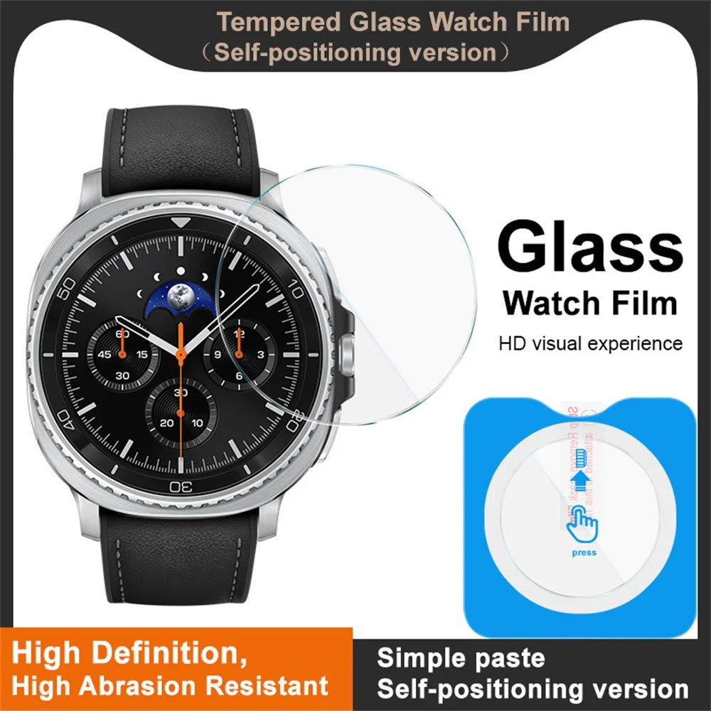 IMAK For Samsung Galaxy Watch8 Classic 46mm Tempered Glass Screen Protector with Installation Tool - 3