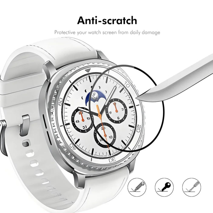 ENKAY HAT PRINCE For Samsung Galaxy Watch8 Classic 46mm 10Pcs Screen Protector   3D Curved PC + PMMA Ultra Clear Film - Transparent - 5