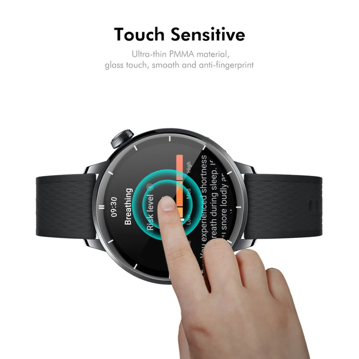 ENKAY HAT PRINCE For OnePlus Watch 3 43mm 2Pcs Screen Protector   3D Curved PC + PMMA Ultra Clear Film - Black - 5