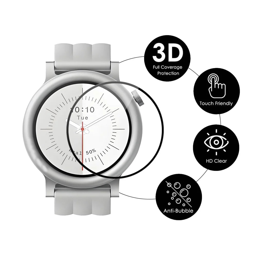 ENKAY HAT PRINCE For Nothing CMF Watch 3 Pro Screen Protector   3D Curved PC + PMMA Ultra Clear Film - Transparent - 2