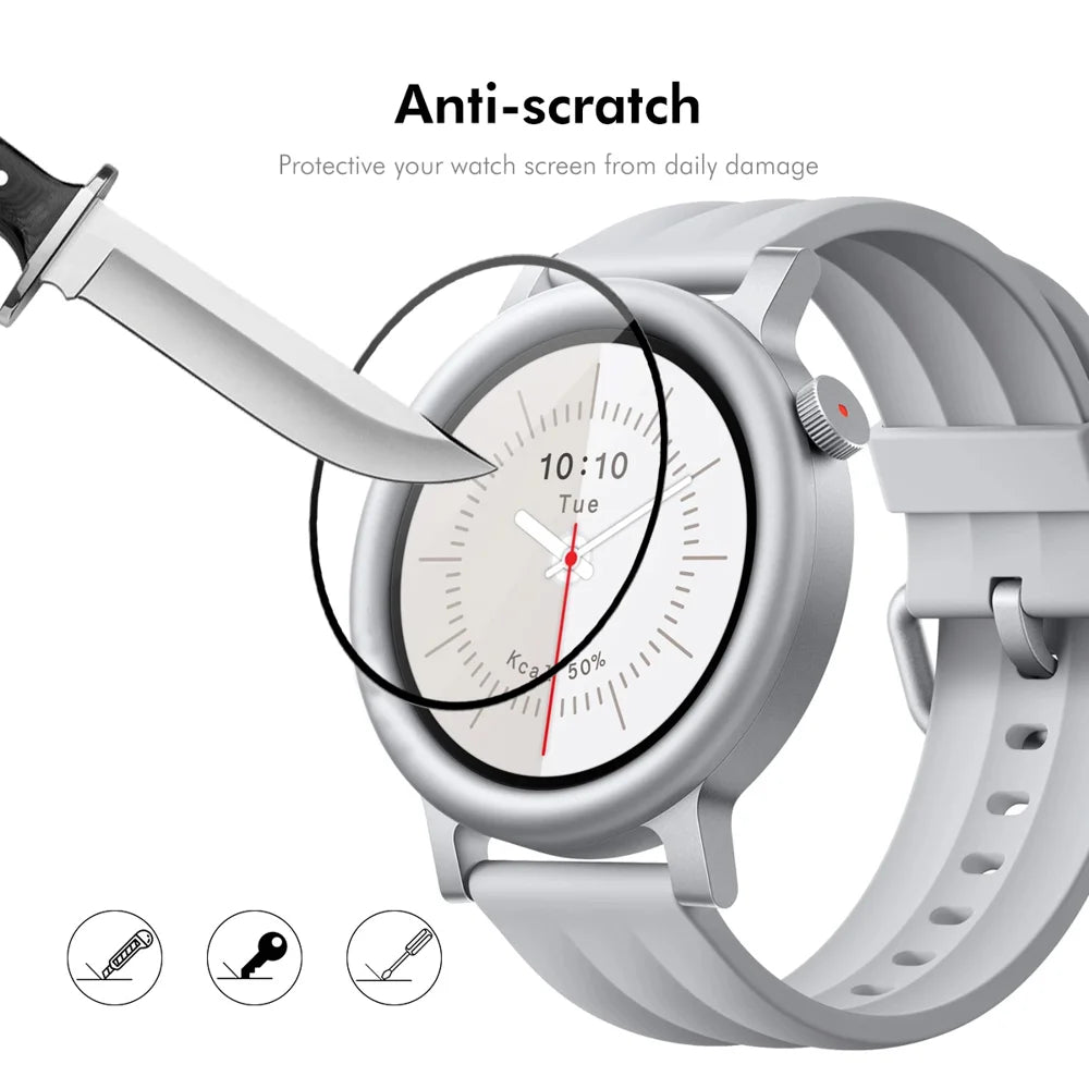 ENKAY HAT PRINCE For Nothing CMF Watch 3 Pro Screen Protector   3D Curved PC + PMMA Ultra Clear Film - Transparent - 5