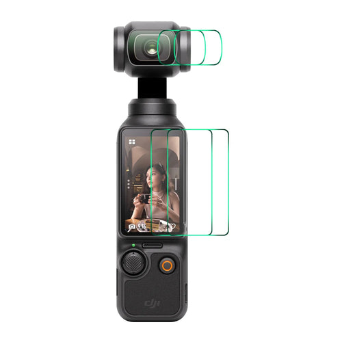 ENKAY HAT PRINCE For DJI Osmo Pocket 3 2Pcs Screen Protector   9H High Aluminum-Silicon Glass Film - Transparent - 1