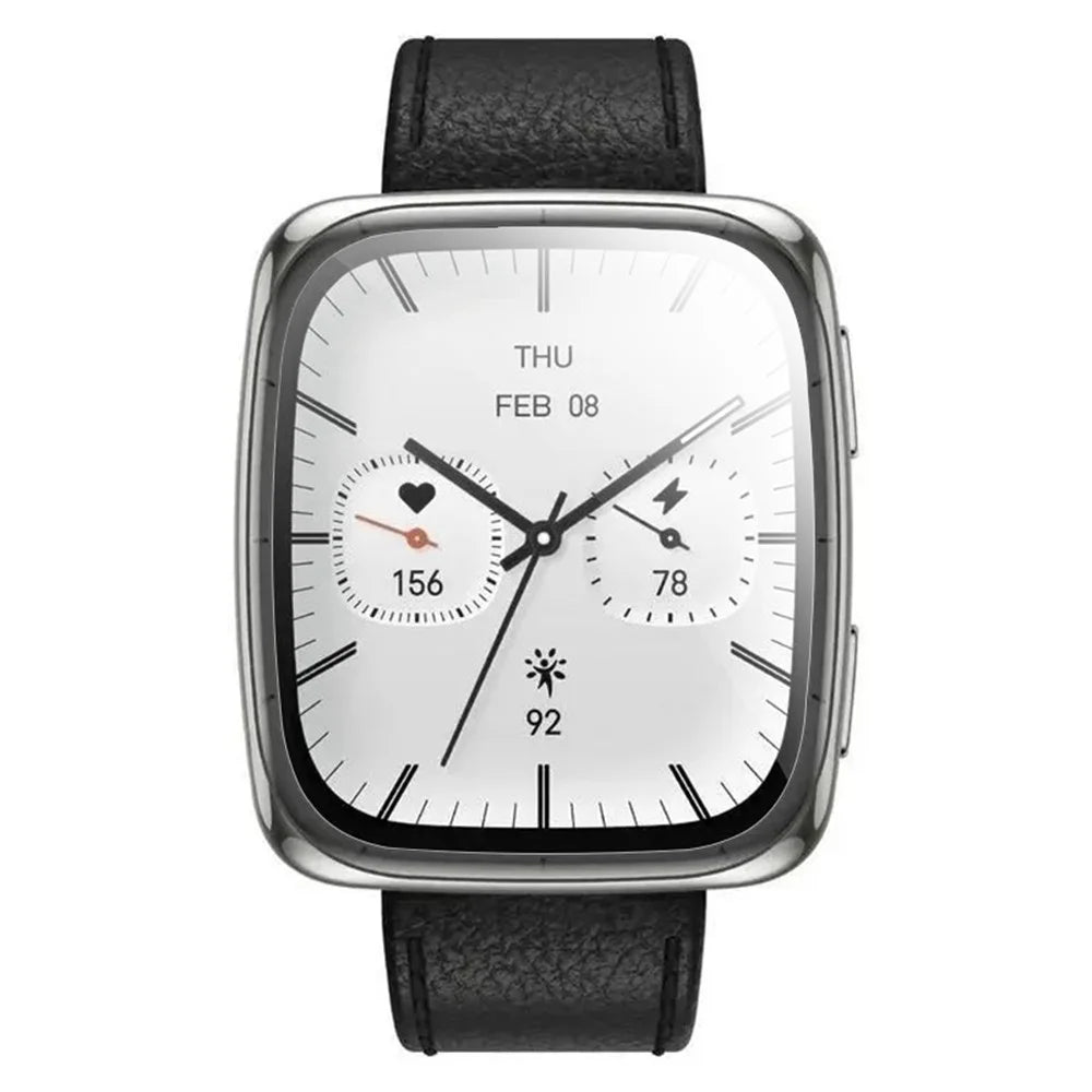 RURIHAI For Huami Amazfit Active 2 Square Screen Protector High Aluminium-silicon Glass Watch Film with Alignment Tool - 2