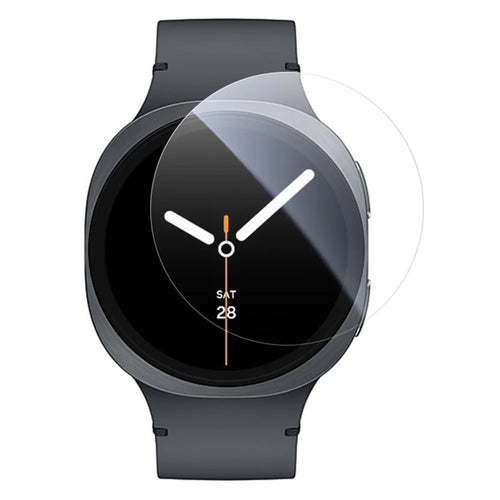 RURIHAI For Samsung Galaxy Watch8 44mm Screen Protector High Aluminium-silicon Glass Watch Film with Alignment Tool - 1