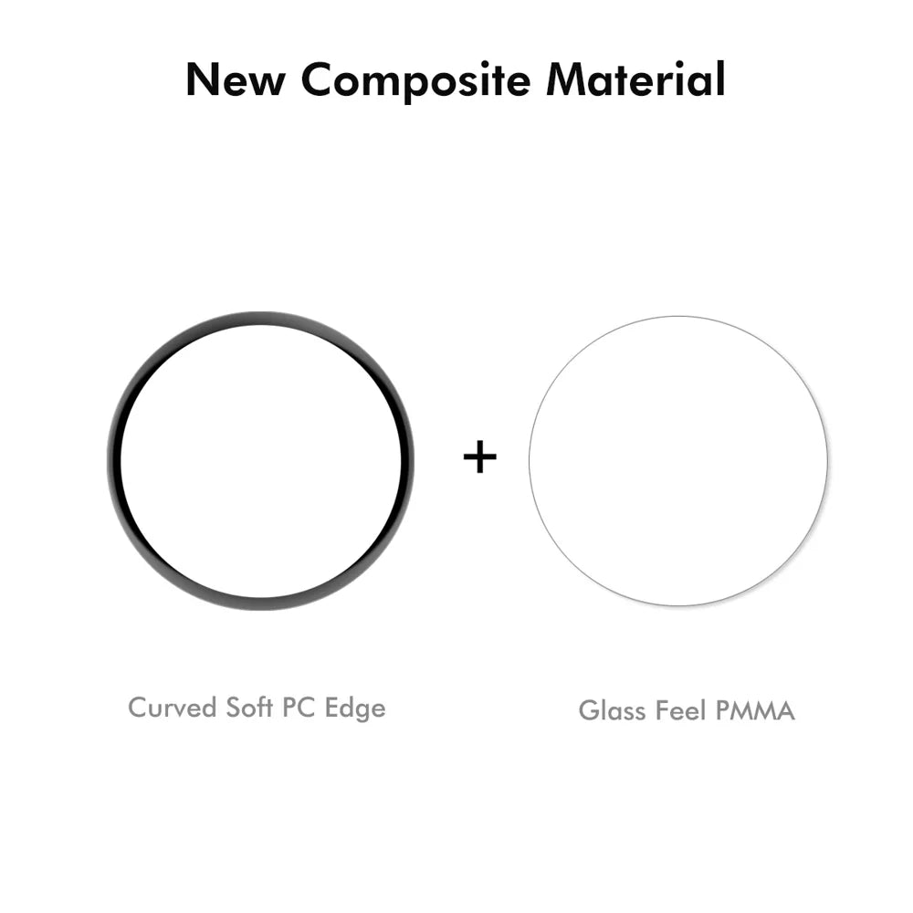 ENKAY HAT PRINCE For Google Pixel Watch 4 45mm Screen Protector   3D Curved PC + PMMA Ultra Clear Film - Transparent - 3