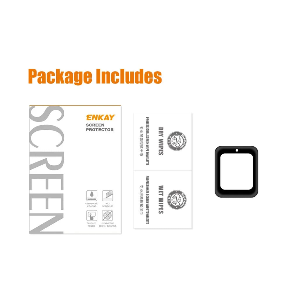 ENKAY HAT PRINCE Full Covering Ultra Clear 3D Curved Soft PC Edge + PMMA Screen Protector for Xiaomi Redmi Watch - 7