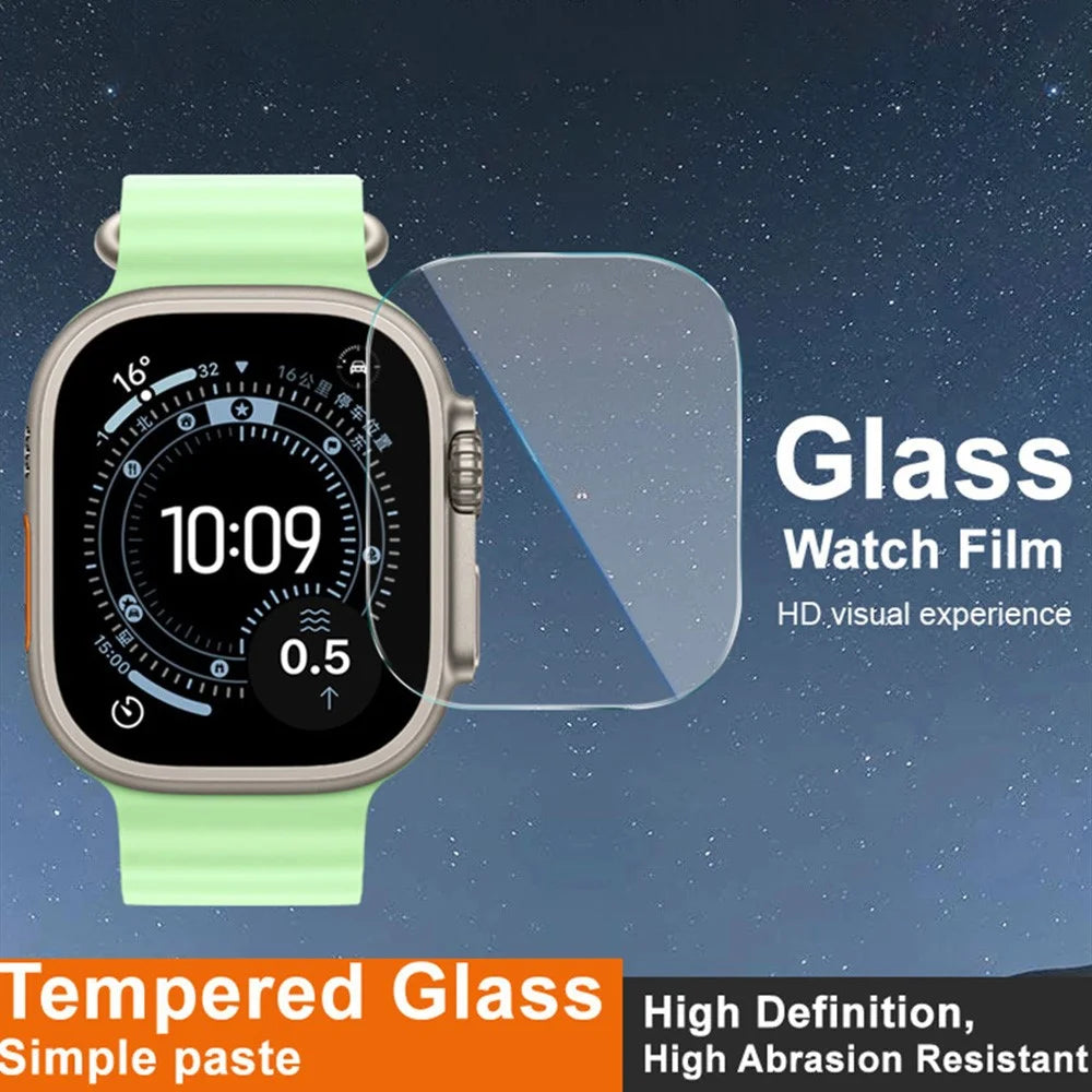 IMAK Watch Screen Protector for Apple Watch Ultra 3  /  Ultra 2  /  Ultra 49mm Clear Tempered Glass Film - 3