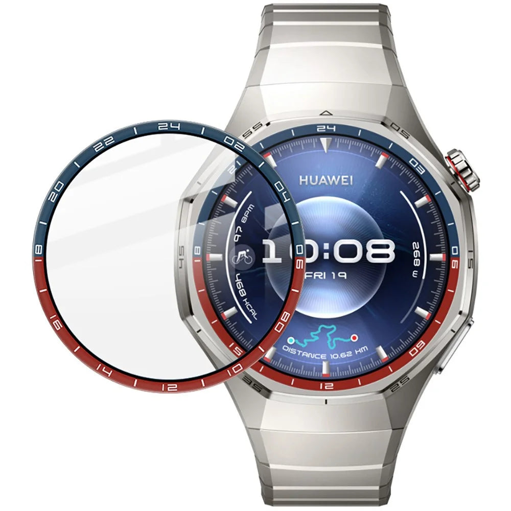 IMAK For Huawei Watch GT 6 Pro 46mm Watch Film PMMA Soft Screen Protector with Red  /  Blue Scale - 1