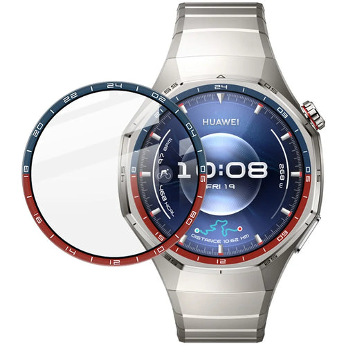 IMAK For Huawei Watch GT 6 Pro 46mm Watch Film PMMA Soft Screen Protector with Red  /  Blue Scale - 1