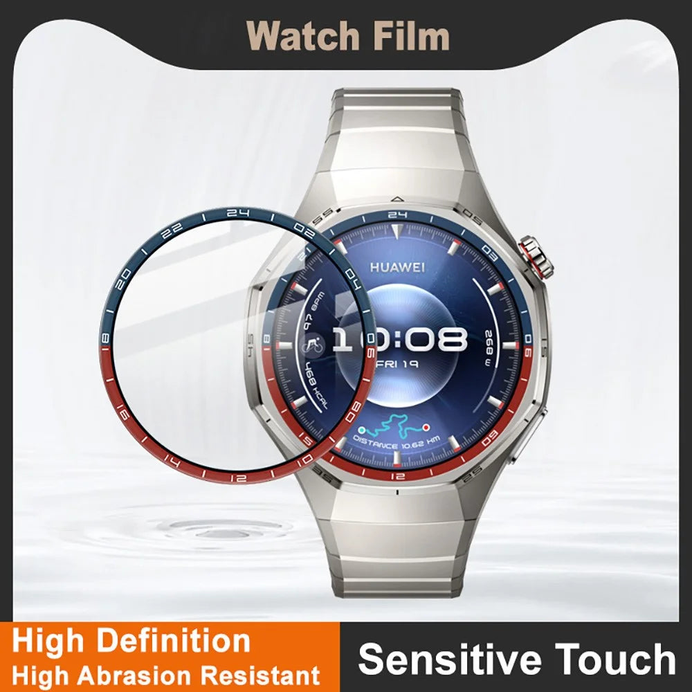 IMAK For Huawei Watch GT 6 Pro 46mm Watch Film PMMA Soft Screen Protector with Red  /  Blue Scale - 3