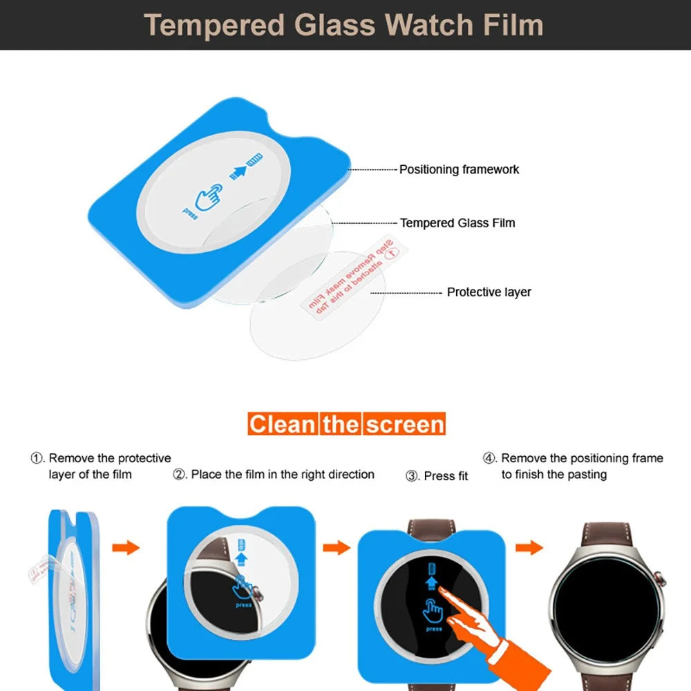 IMAK For Huawei Watch GT 6 41mm Tempered Glass Screen Protector with Installation Tool - 4