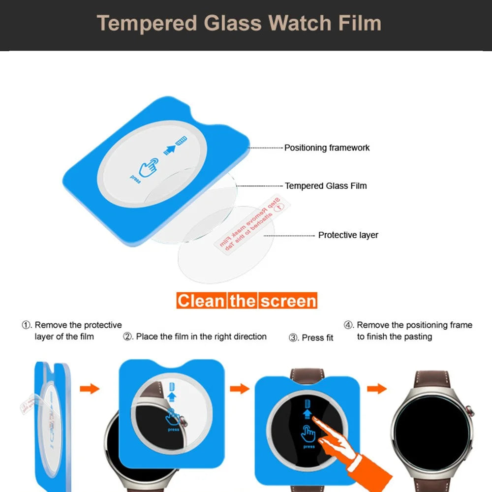 IMAK For Huawei Watch GT 6 Pro 46mm Tempered Glass Screen Protector with Installation Tool - 4
