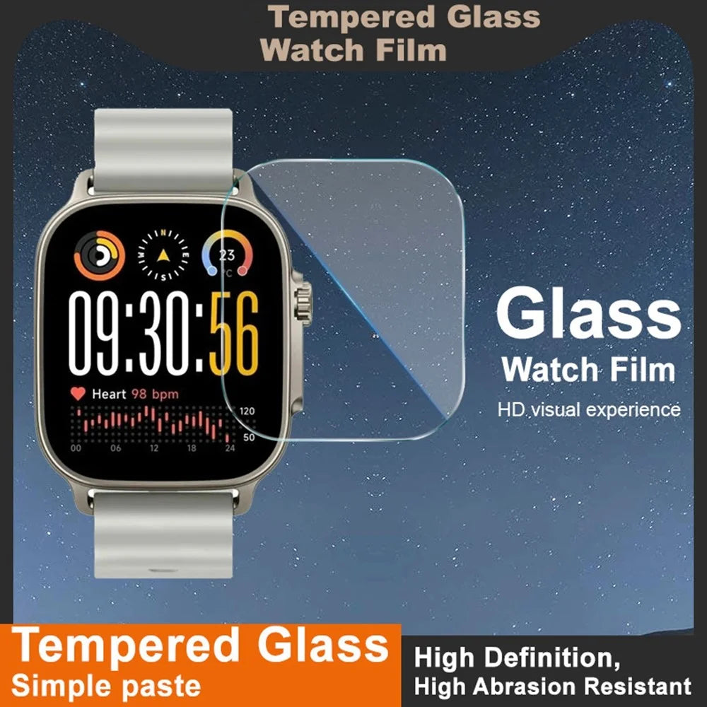 IMAK for Realme Watch 5 Screen Protector Clear Tempered Glass Watch Film - 6