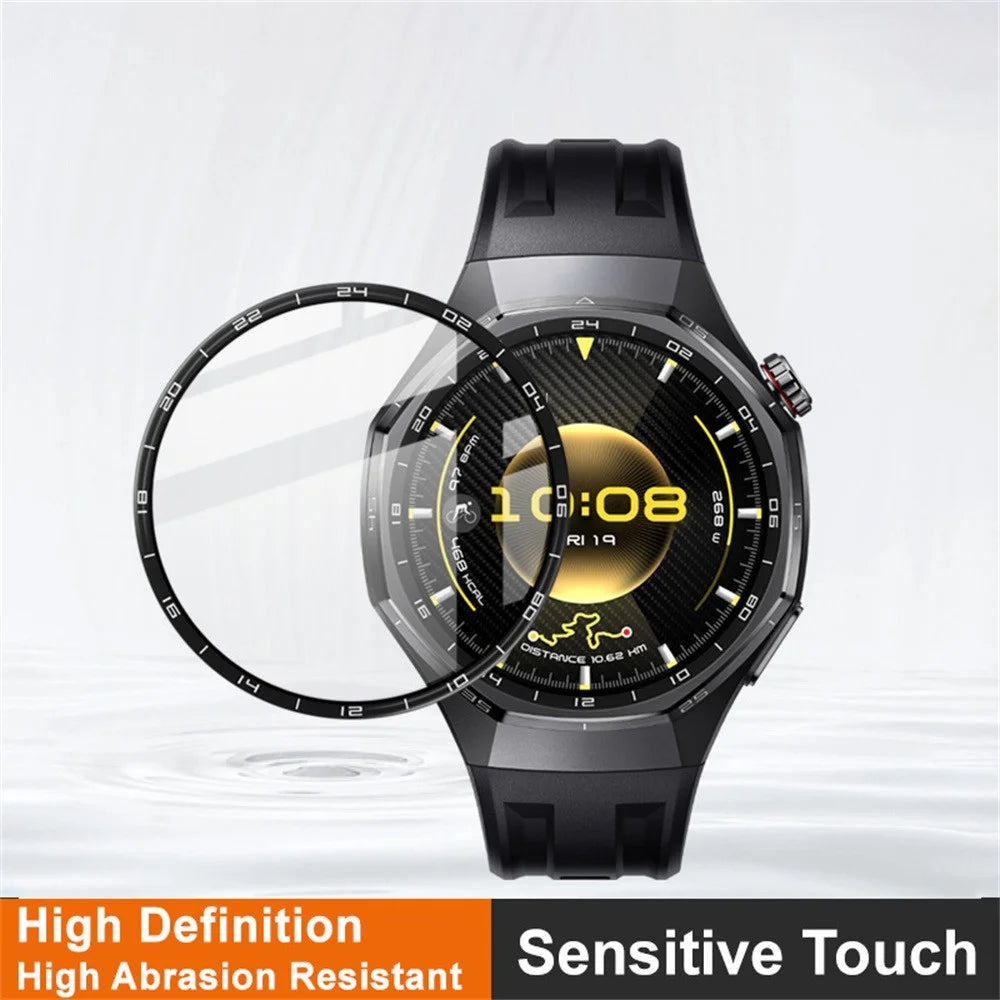 IMAK For Huawei Watch GT 6 Pro 46mm Watch Film HD Anti-scratch PMMA Screen Protector with Scale (Black) - 3