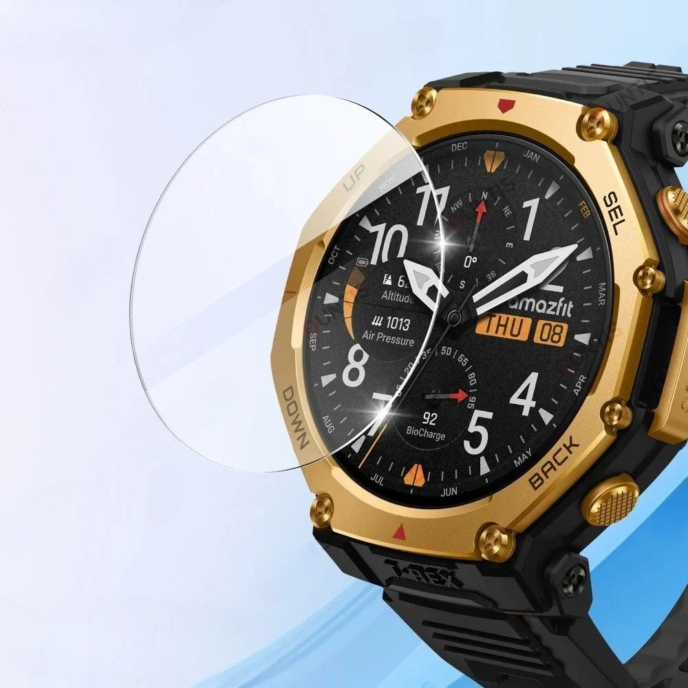 For Huami Amazfit T-Rex 3 Pro 48mm Tempered Glass Screen Protector HD Protective Watch Film - 6