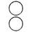 2Pcs For Huawei Watch GT 6 Pro 46mm Watch Screen Protector High Definition PMMA Film (Black Scale) - 2