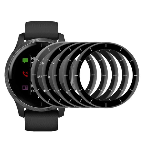 ENKAY HAT PRINCE 5Pcs for Garmin Venu 2 45mm/Vivoactive 4 45mm Complete Covering 3D Curved Soft PC Edge + Super Clear PMMA Screen Protector Films - 1