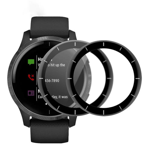 ENKAY HAT PRINCE 2Pcs for Garmin Venu 2 45mm/Vivoactive 4 45mm Complete Covering 3D Curved Soft PC Edge + HD PMMA Screen Protector Films - 1
