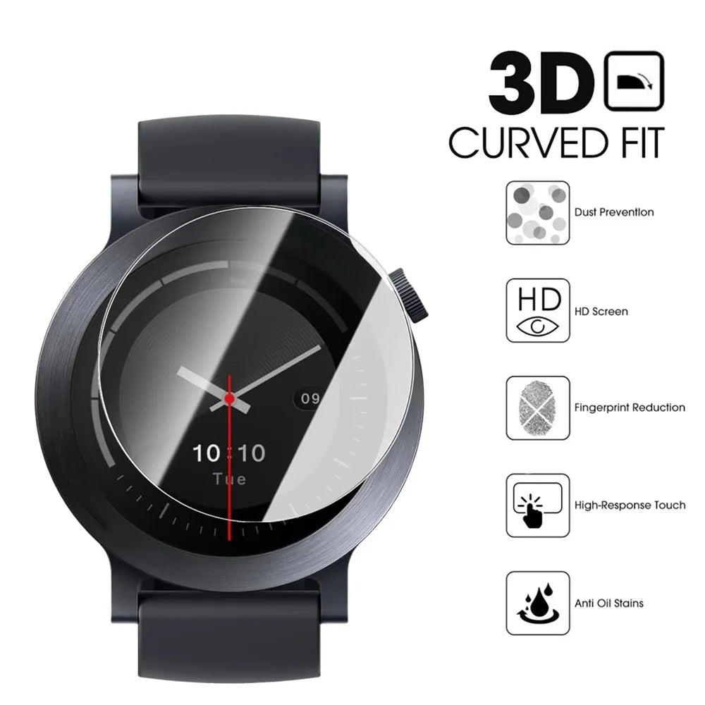 For Nothing CMF Watch 3 Pro High Aluminium-Silicon Glass Film HD Smart Watch Screen Protector - 2
