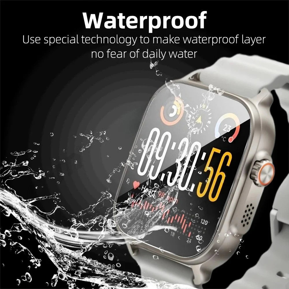 For Realme Watch 5 High Aluminium-Silicon Glass Film HD Smart Watch Screen Protector - 4