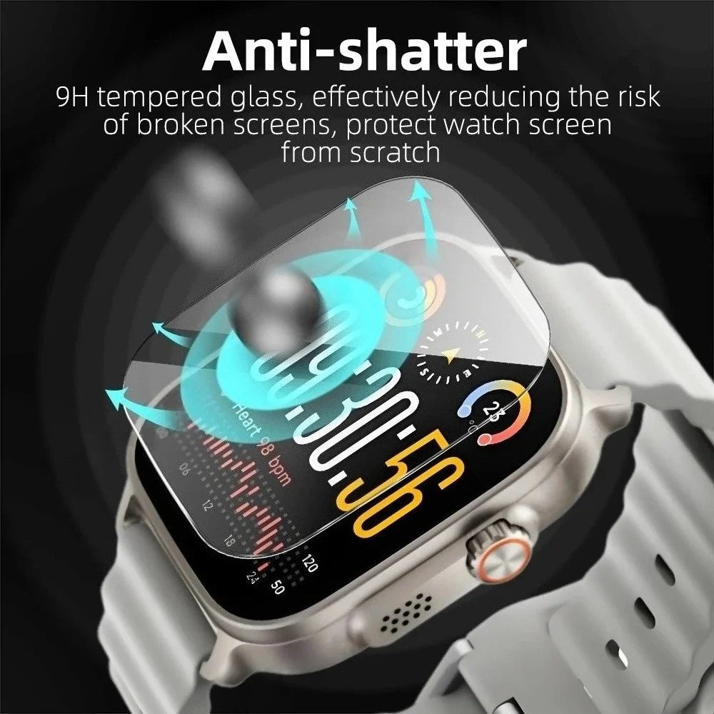 For Realme Watch 5 High Aluminium-Silicon Glass Film HD Smart Watch Screen Protector - 7