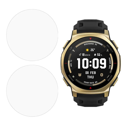 2Pcs For Huami Amazfit T-Rex 3 Pro 44mm Screen Protector Tempered Glass 2.5D HD Watch Screen Film - 1