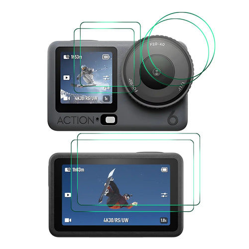 ENKAY HAT PRINCE For DJI Osmo Action 6 2Pcs Screen Protector   9H High Aluminum-Silicon Glass Film - Transparent - 1