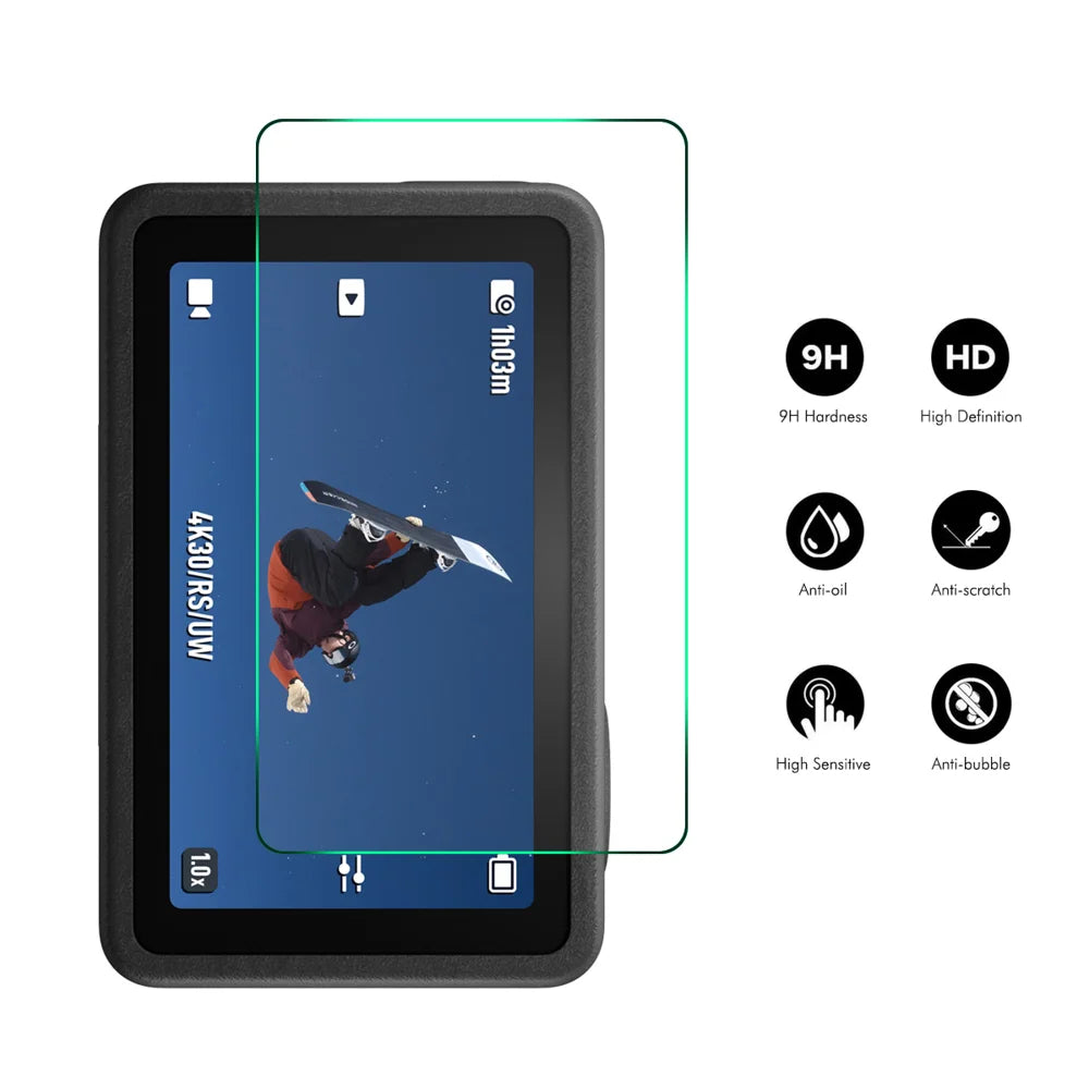 ENKAY HAT PRINCE For DJI Osmo Action 5 Pro Screen Protector   9H High Aluminum-Silicon Glass Film - Transparent - 2