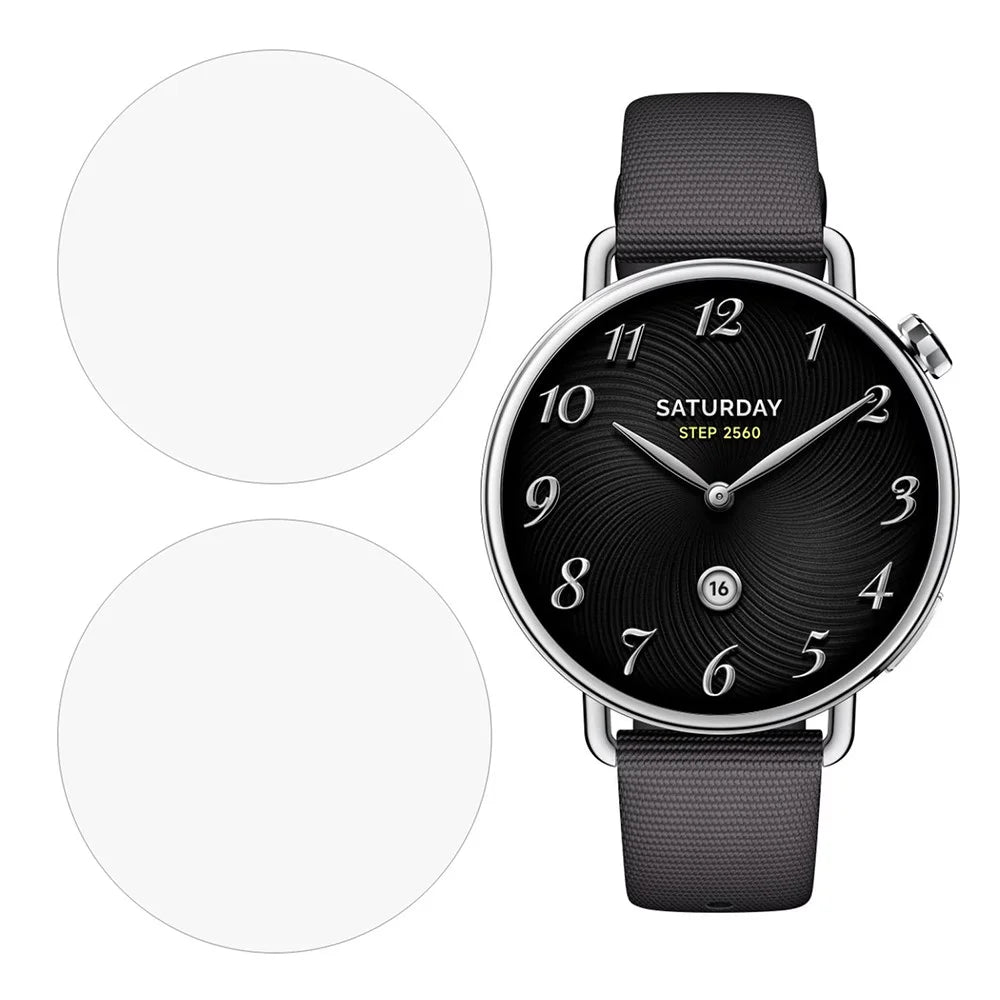 2Pcs For Xiaomi Watch 5 / Watch 5 eSIM Screen Protector Tempered Glass 2.5D HD Watch Screen Film - Transparent - 1